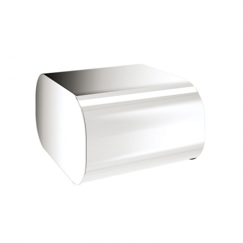 Outline toilet roll holder with cover